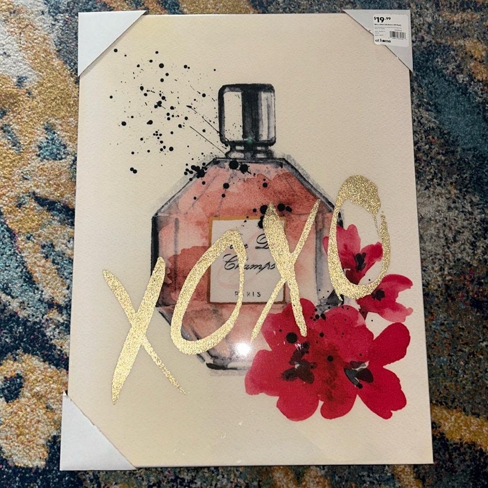 Perfume Bottle Wall Art NWT